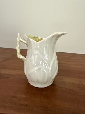 Belleek Ireland Porcelain Lily Pattern Creamer Pitcher 4th Green Mark 1946-1955